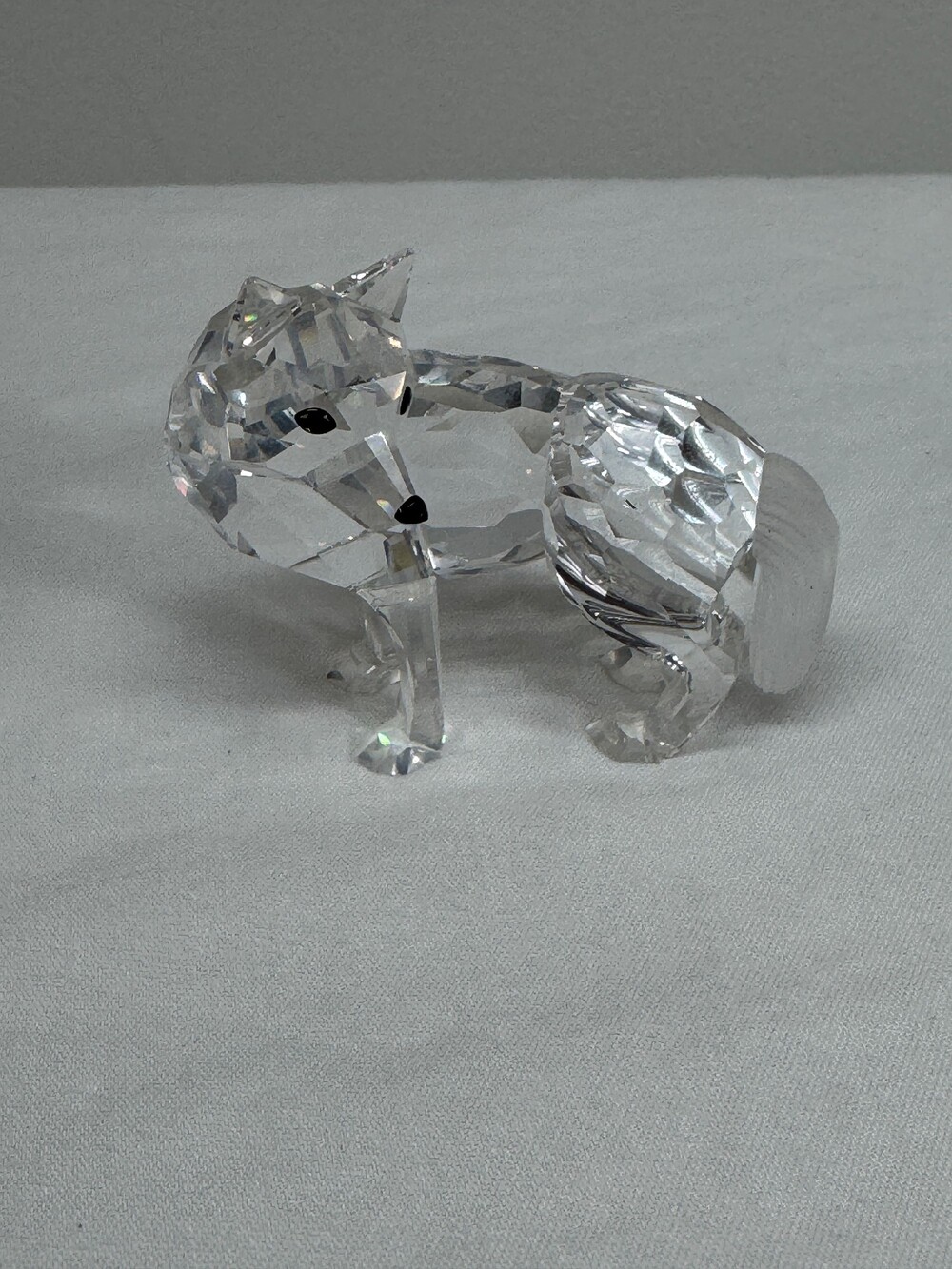 Swarovski Wolf Crystal Figurine 207549- RETIRED